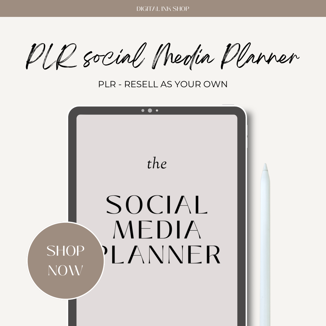 PLR SOCIAL MEDIA PLANNER