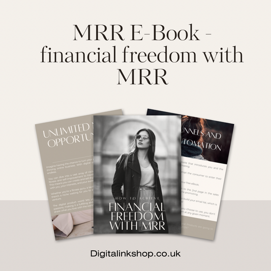 MRR E-Book - Financial freedom with MRR