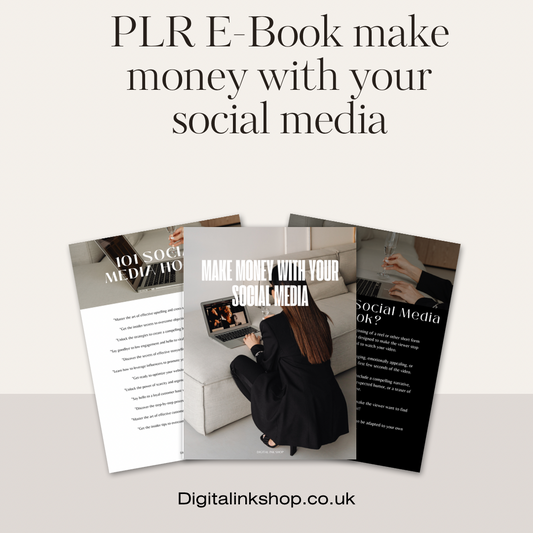 PLR E-BOOK MAKE MONEY WITH YOUR SOCIAL MEDIA